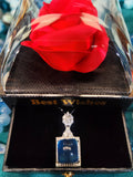 aquamrine premium necklace